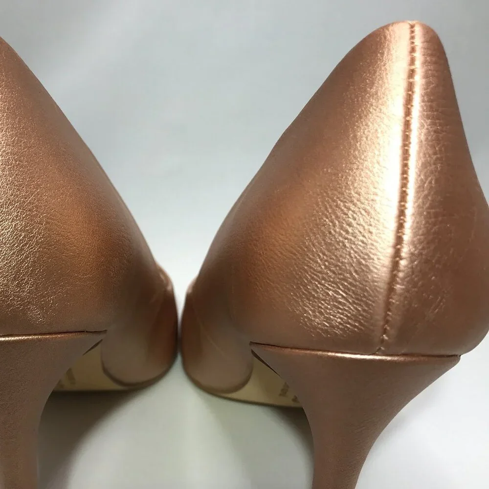 Charles by Charles David Leather Rose Gold Pumps SIZE 8 - Picture 3 of 9